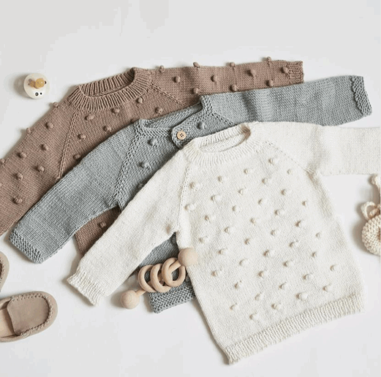 Soft, hypoallergenic, and gentle on delicate skin, acrylic yarn is perfect for baby clothes, offering comfort and easy machine-wash care.