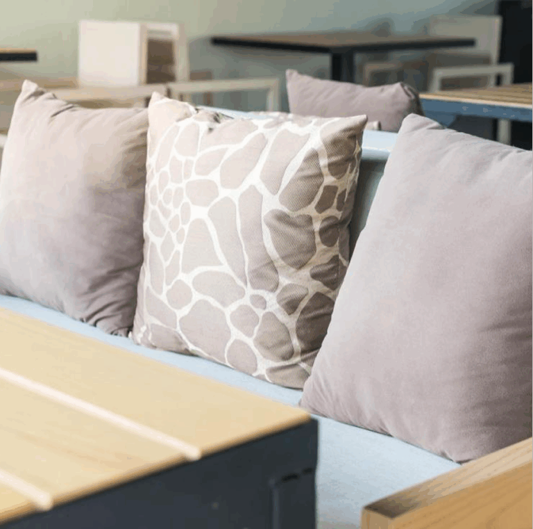 Acrylic yarn brings colorfastness, durability, and resistance to wear, making it suitable for stylish cushion covers and resilient upholstery fabrics.